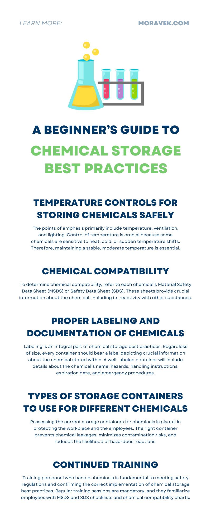 A Beginner’s Guide to Chemical Storage Best Practices
